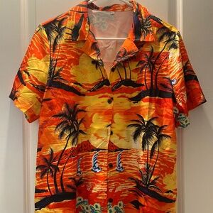 New Without Tag Men’s Hawaiian Shirt Size L